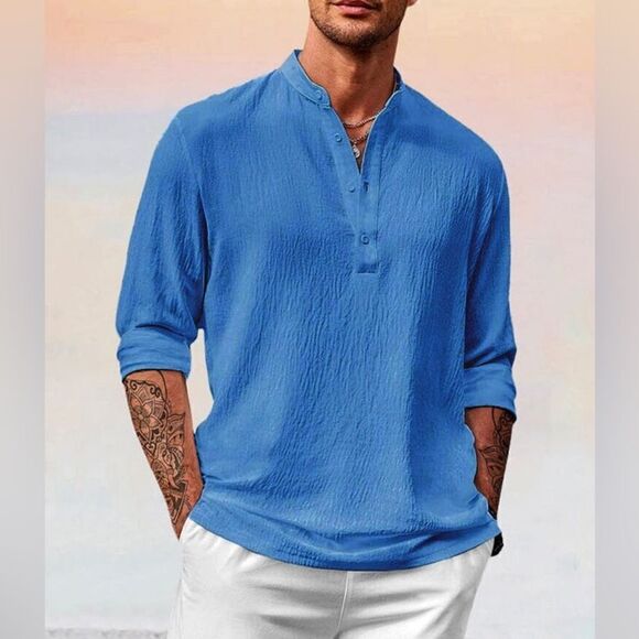 Coofandy Men’s Blue Shirt Size XL - Picture 1 of 8